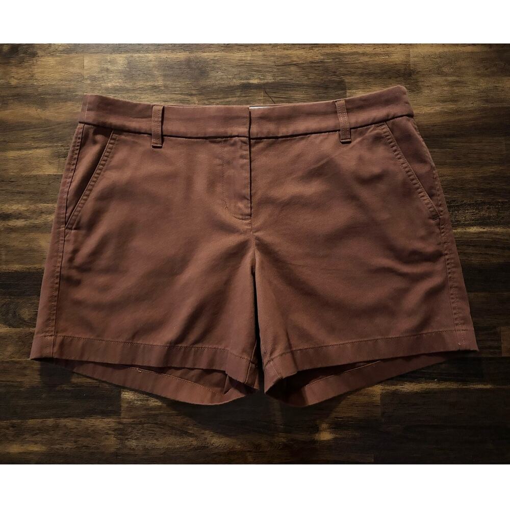 J Crew Women’s 10 Shorts Classic Chino 100% Cotton 5" Inseam High Rise